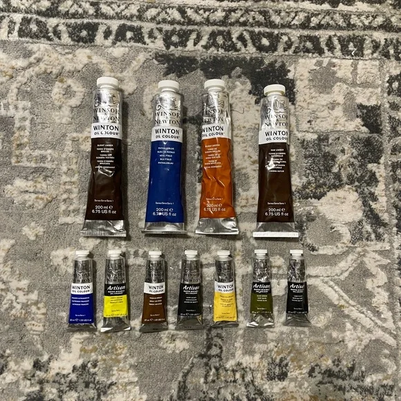 Winsor & Newton: Winton & Artisan Paint Bundle - 6.75floz and 1.25floz Tubes - Picture 7 of 7